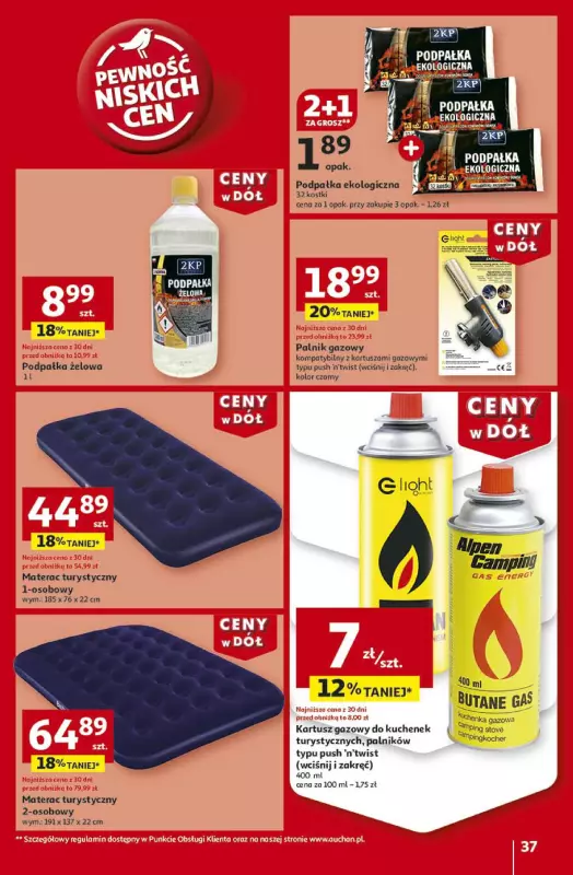 Auchan - gazetka promocyjna Gazetka CENY W DÓŁ Hipermarket Auchan od czwartku 23.01 do środy 29.01 - strona 39