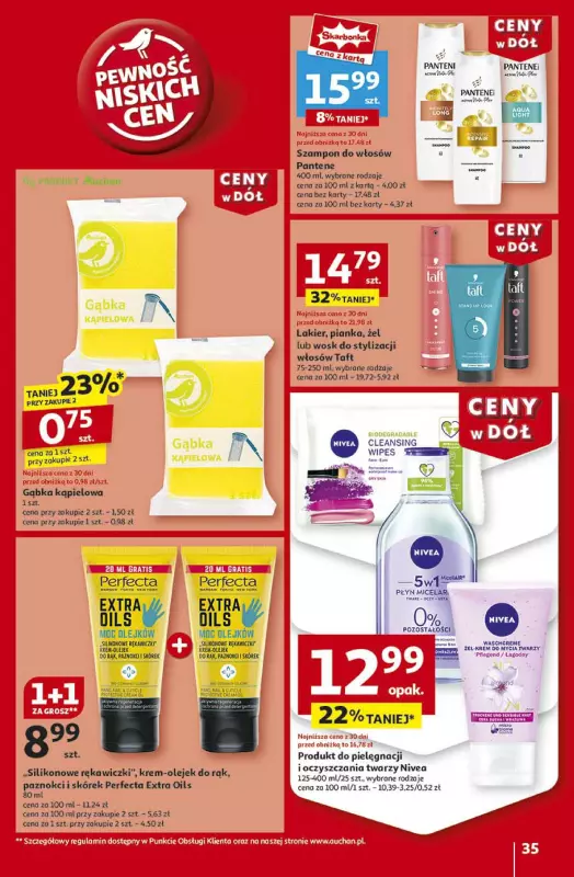 Auchan - gazetka promocyjna Gazetka CENY W DÓŁ Hipermarket Auchan od czwartku 23.01 do środy 29.01 - strona 37