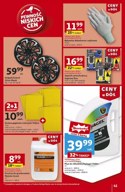 Auchan - gazetka promocyjna Gazetka CENY W DÓŁ Hipermarket Auchan od czwartku 23.01 do środy 29.01 - strona 49