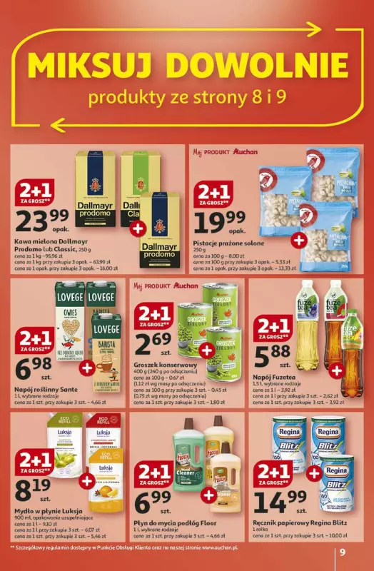 Auchan - gazetka promocyjna Gazetka CENY W DÓŁ Hipermarket Auchan od czwartku 23.01 do środy 29.01 - strona 9