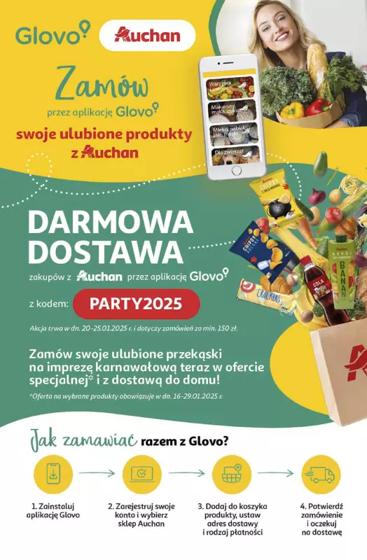 Auchan - gazetka promocyjna Gazetka CENY W DÓŁ Hipermarket Auchan od czwartku 23.01 do środy 29.01 - strona 46