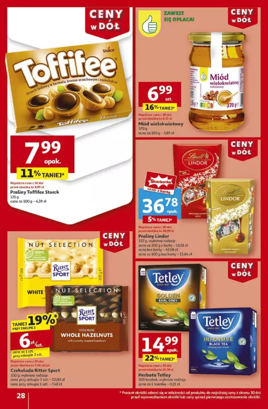 Auchan - gazetka promocyjna Gazetka CENY W DÓŁ Hipermarket Auchan od czwartku 23.01 do środy 29.01 - strona 30