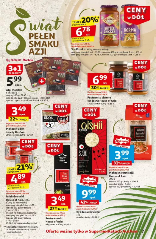 Auchan - gazetka promocyjna Gazetka CENY W DÓŁ Supermarket Auchan od czwartku 23.01 do środy 29.01 - strona 9