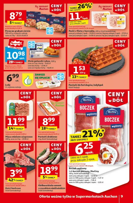 Auchan - gazetka promocyjna Gazetka CENY W DÓŁ Supermarket Auchan od czwartku 23.01 do środy 29.01 - strona 11