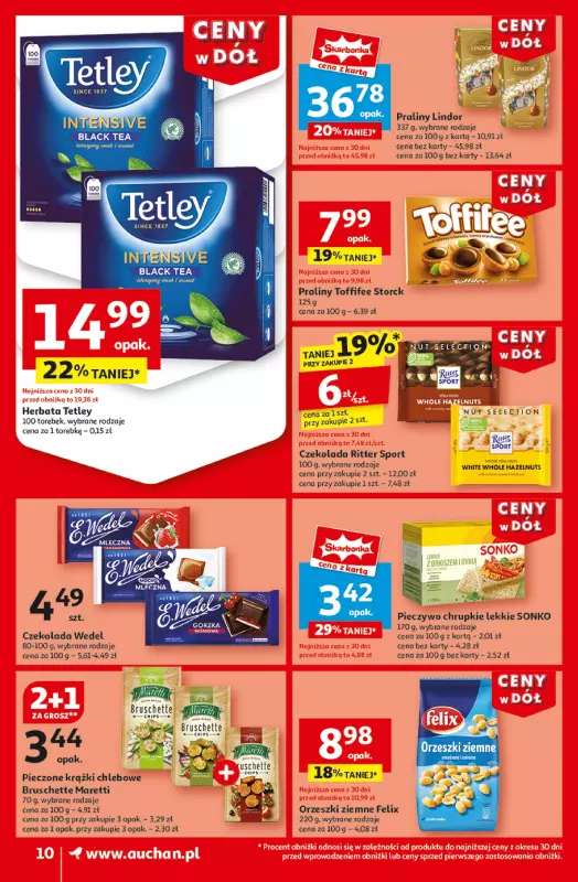 Auchan - gazetka promocyjna Gazetka CENY W DÓŁ Supermarket Auchan od czwartku 23.01 do środy 29.01 - strona 12