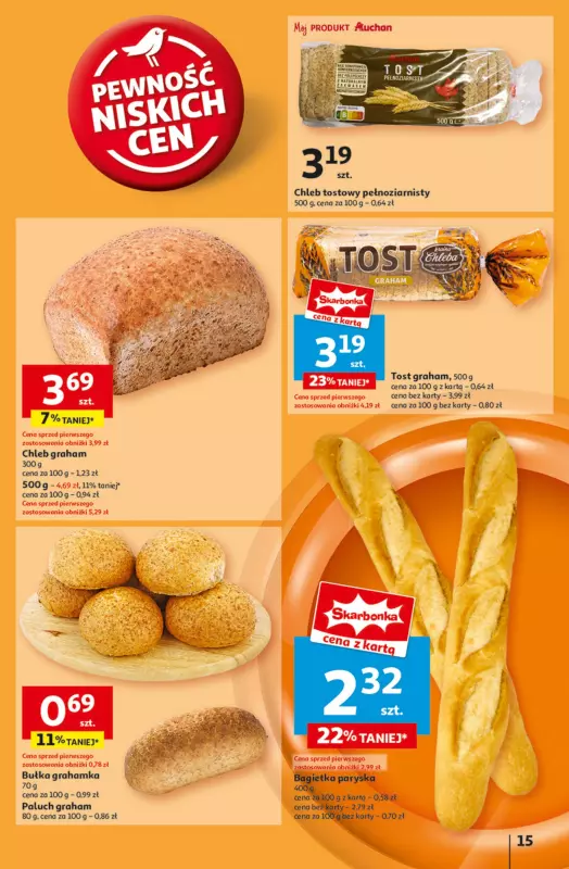 Auchan - gazetka promocyjna Gazetka Pewność Niskich Cen Hipermarket Auchan  do środy 05.02 - strona 17