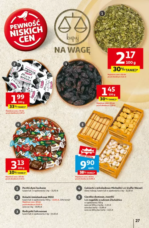 Auchan - gazetka promocyjna Gazetka Pewność Niskich Cen Hipermarket Auchan  do środy 05.02 - strona 29