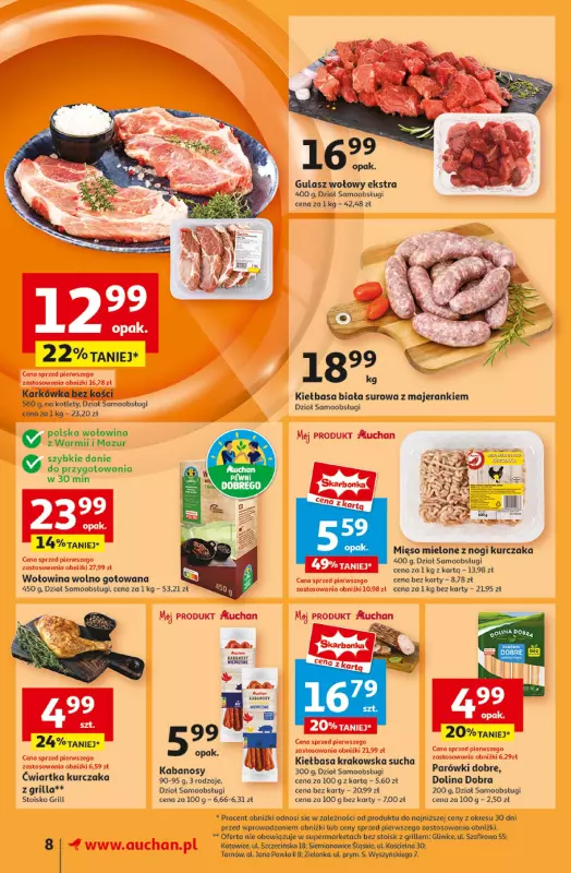 Auchan - gazetka promocyjna Gazetka Pewność Niskich Cen Supermarket Auchan  do środy 05.02 - strona 10