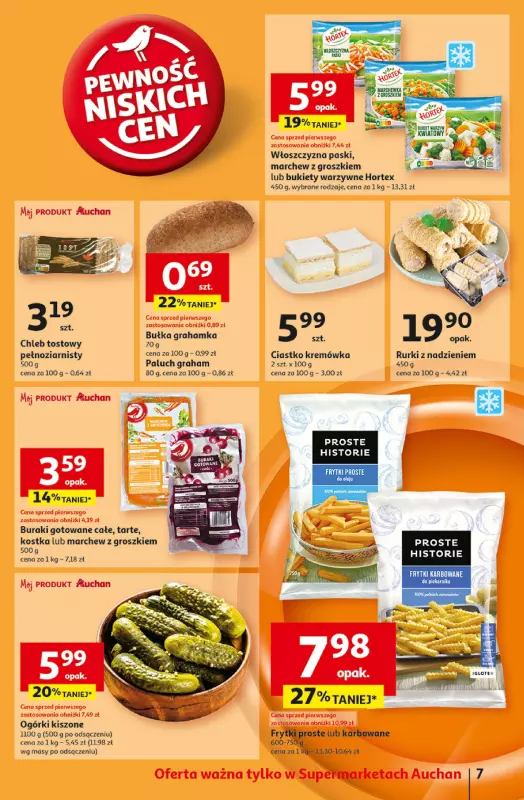 Auchan - gazetka promocyjna Gazetka Pewność Niskich Cen Supermarket Auchan  do środy 05.02 - strona 9