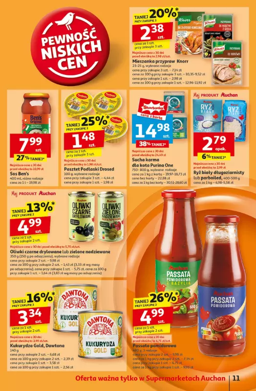 Auchan - gazetka promocyjna Gazetka Pewność Niskich Cen Supermarket Auchan  do środy 05.02 - strona 13