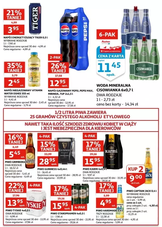 Auchan - gazetka promocyjna Racibórz I Najlepsze okazje czekają na Ciebie od środy 29.01 do wtorku 04.02 - strona 16