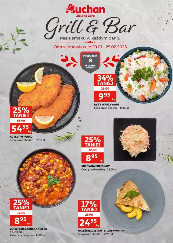 Auchan - gazetka promocyjna Gazetka Zielona Góra | Garmażerka od poniedziałku 03.02 do wtorku 25.02 - strona 2