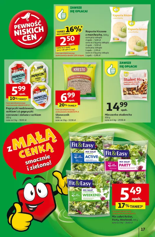 Auchan - gazetka promocyjna Gazetka z MAŁĄ CENKĄ dźwigniesz więcej! Hipermarket Auchan  do środy 12.02 - strona 19