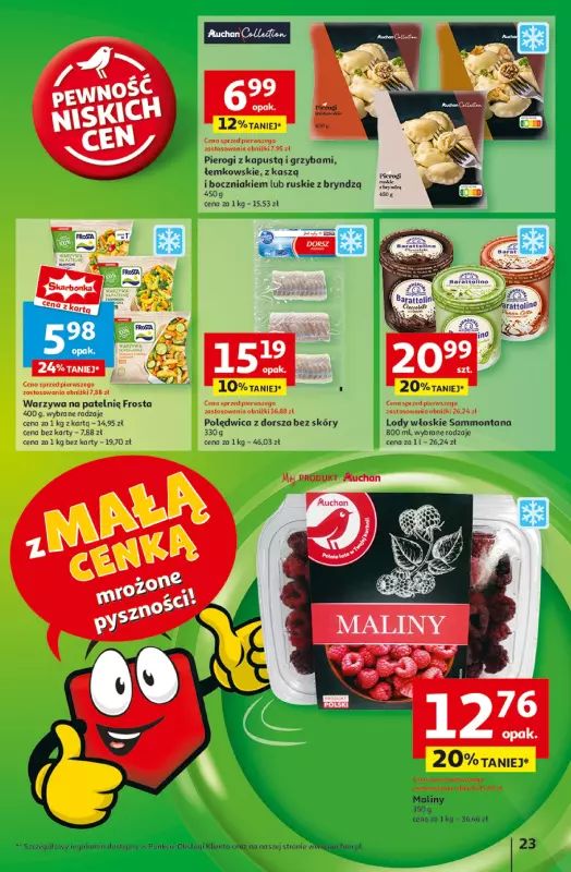 Auchan - gazetka promocyjna Gazetka z MAŁĄ CENKĄ dźwigniesz więcej! Hipermarket Auchan  do środy 12.02 - strona 25