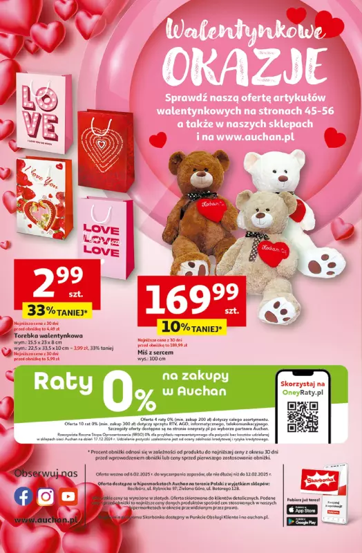 Auchan - gazetka promocyjna Gazetka z MAŁĄ CENKĄ dźwigniesz więcej! Hipermarket Auchan  do środy 12.02 - strona 64