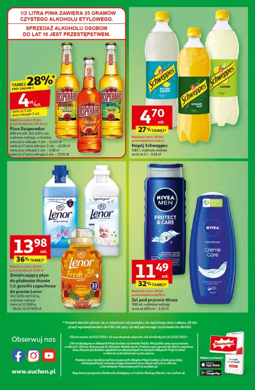 Auchan - gazetka promocyjna Gazetka z MAŁĄ CENKĄ dźwigniesz więcej! Moje Auchan od czwartku 06.02 do środy 12.02 - strona 10