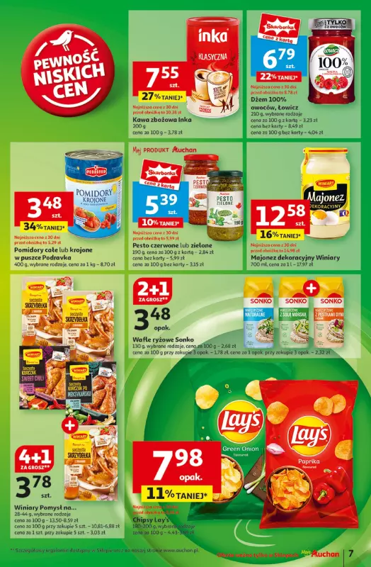 Auchan - gazetka promocyjna Gazetka z MAŁĄ CENKĄ dźwigniesz więcej! Moje Auchan  do środy 12.02 - strona 9