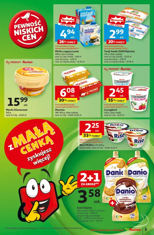 Auchan - gazetka promocyjna Gazetka z MAŁĄ CENKĄ dźwigniesz więcej! Moje Auchan od czwartku 06.02 do środy 12.02 - strona 7