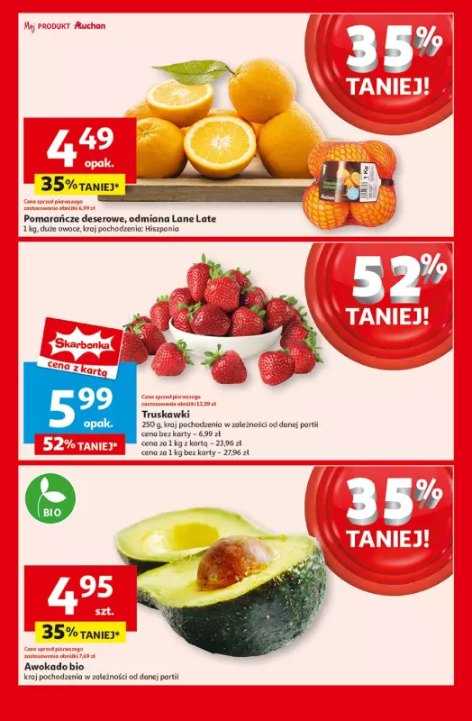 Auchan - gazetka promocyjna Z MAŁĄ CENKĄ dźwigniesz więcej! Supermarket  do środy 19.02 - strona 7