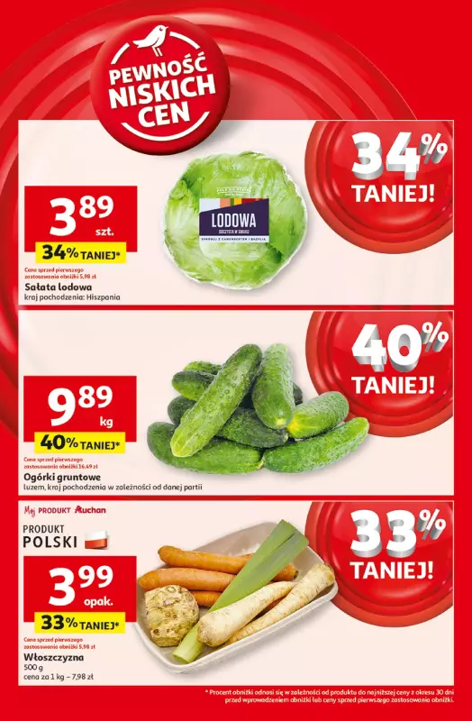 Auchan - gazetka promocyjna Z MAŁĄ CENKĄ dźwigniesz więcej! Supermarket  do środy 19.02 - strona 6