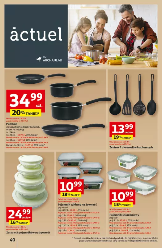 Auchan - gazetka promocyjna Z MAŁĄ CENKĄ dźwigniesz więcej! Hipermarket od czwartku 13.02 do środy 19.02 - strona 48