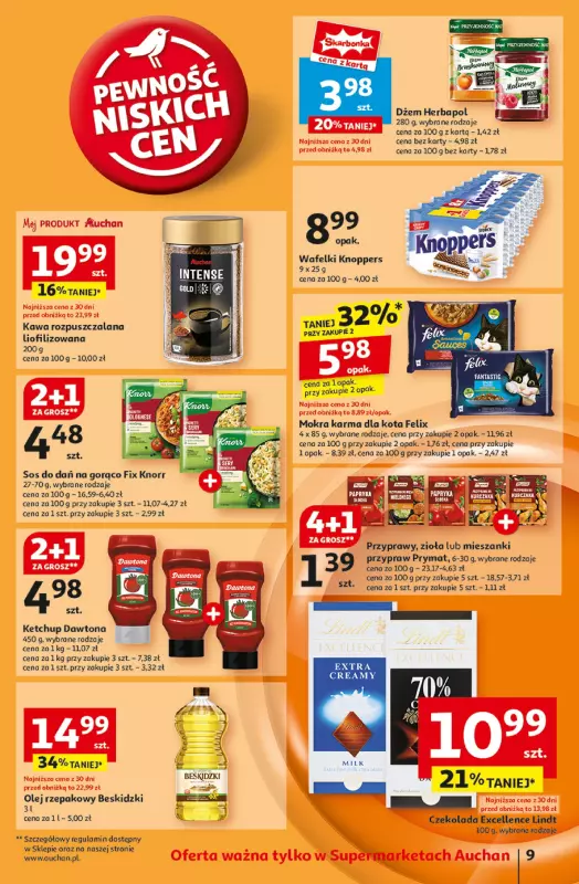 Auchan - gazetka promocyjna Gazetka Pewność Niskich Cen Supermarket  do środy 26.02 - strona 11