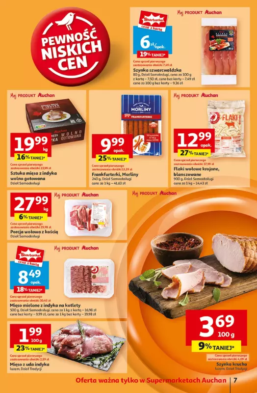 Auchan - gazetka promocyjna Gazetka Pewność Niskich Cen Supermarket  do środy 26.02 - strona 9