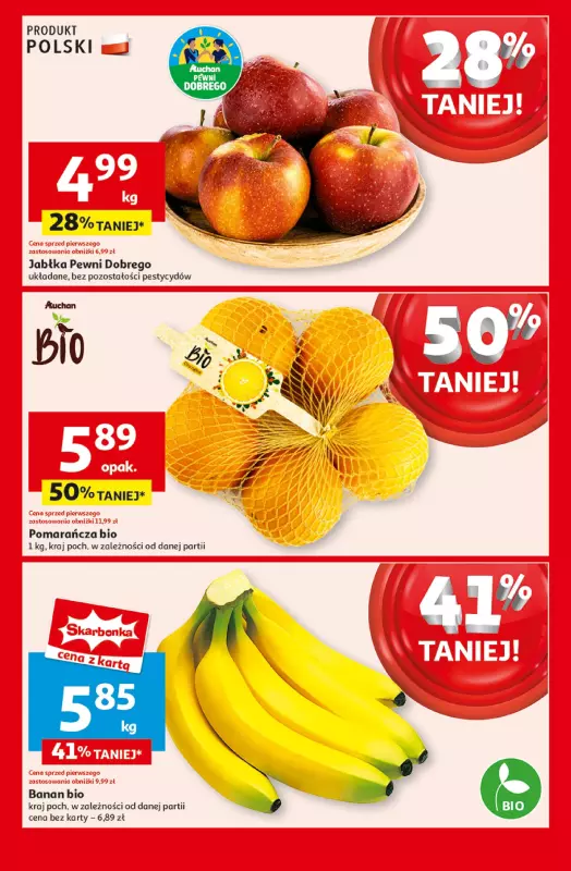 Auchan - gazetka promocyjna Gazetka Pewność Niskich Cen Supermarket  do środy 26.02 - strona 5