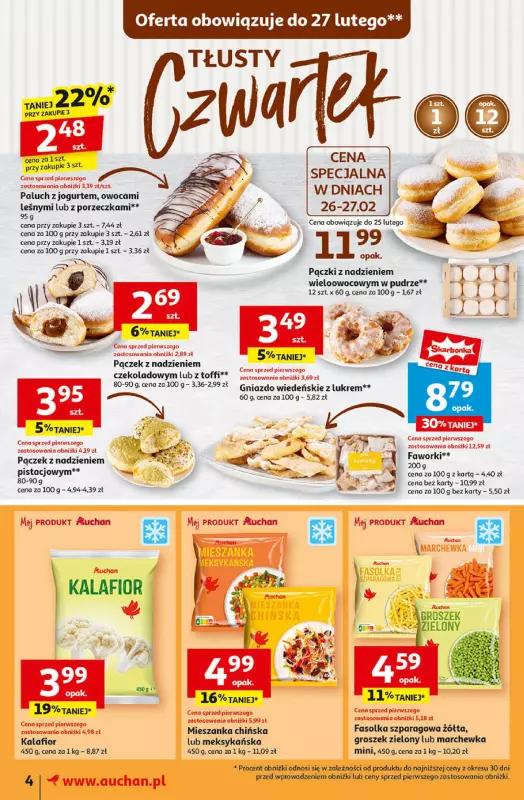 Auchan - gazetka promocyjna Gazetka Pewność Niskich Cen Moje Auchan  do środy 26.02 - strona 6