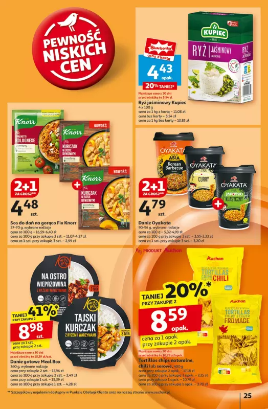 Auchan - gazetka promocyjna Gazetka Pewność Niskich Cen Hipermarket  do środy 26.02 - strona 27