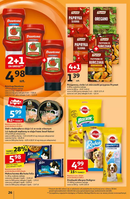 Auchan - gazetka promocyjna Gazetka Pewność Niskich Cen Hipermarket  do środy 26.02 - strona 28