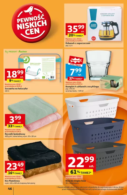 Auchan - gazetka promocyjna Gazetka Pewność Niskich Cen Hipermarket  do środy 26.02 - strona 54