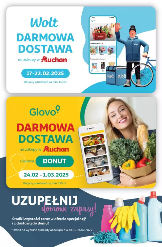 Auchan - gazetka promocyjna Gazetka Pewność Niskich Cen Hipermarket  do środy 26.02 - strona 37