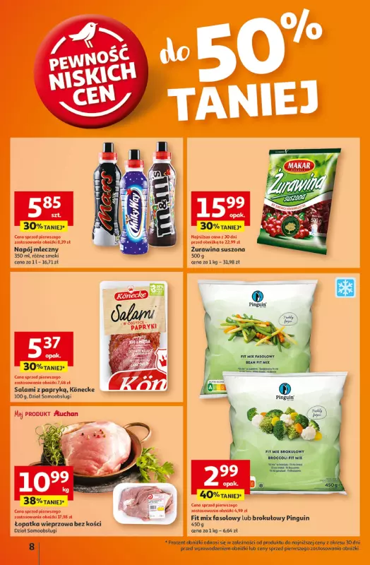 Auchan - gazetka promocyjna Gazetka Pewność Niskich Cen Hipermarket  do środy 26.02 - strona 10