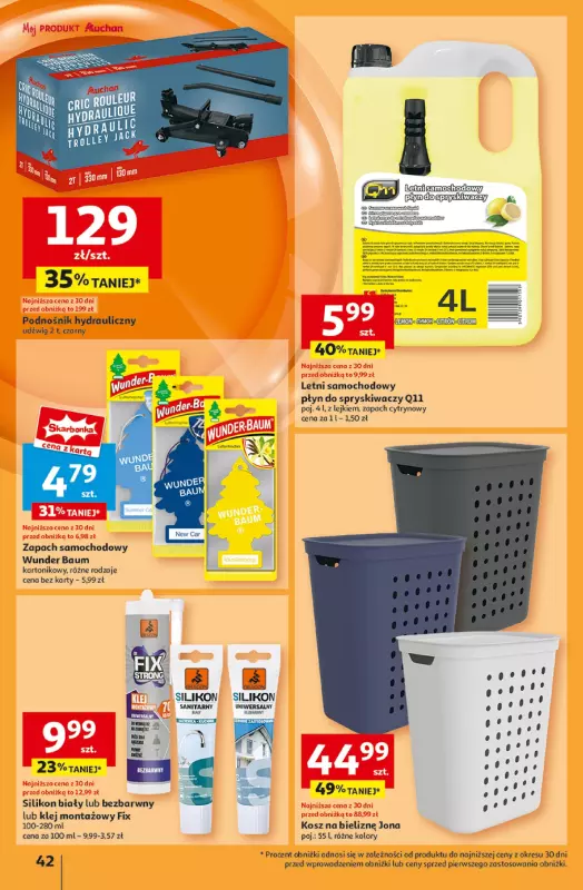 Auchan - gazetka promocyjna Gazetka Pewność Niskich Cen Hipermarket  do środy 26.02 - strona 50