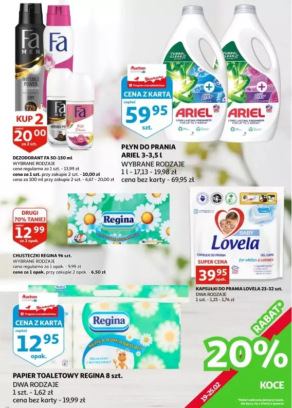 Auchan - gazetka promocyjna Gazetka Zielona Góra I Czas na pączkowe szaleństwo od środy 19.02 do wtorku 25.02 - strona 24