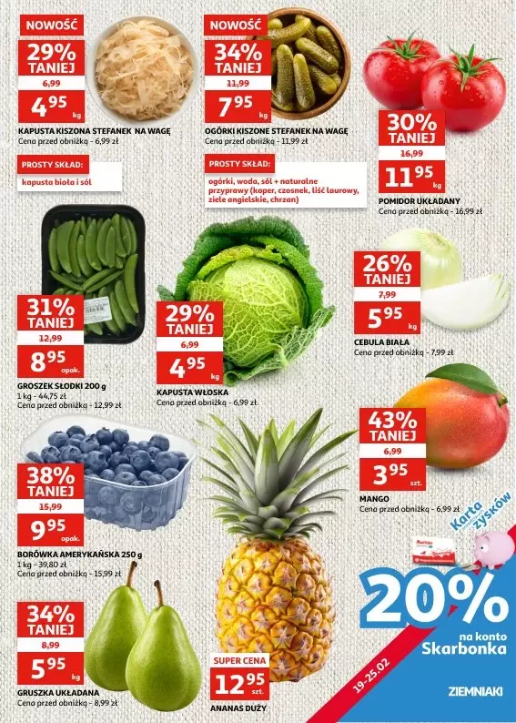 Auchan - gazetka promocyjna Gazetka Zielona Góra I Czas na pączkowe szaleństwo od środy 19.02 do wtorku 25.02 - strona 16