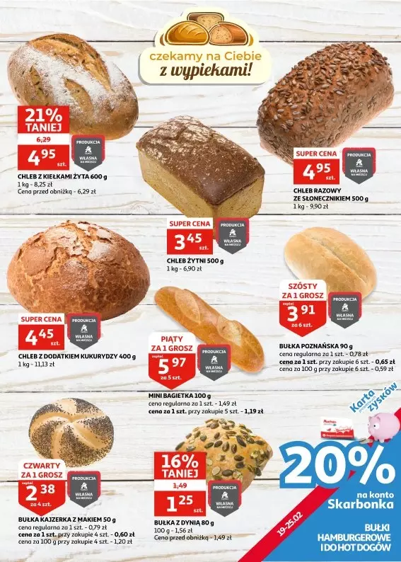 Auchan - gazetka promocyjna Gazetka Racibórz I Czas na pączkowe szaleństwo od środy 19.02 do wtorku 25.02 - strona 4