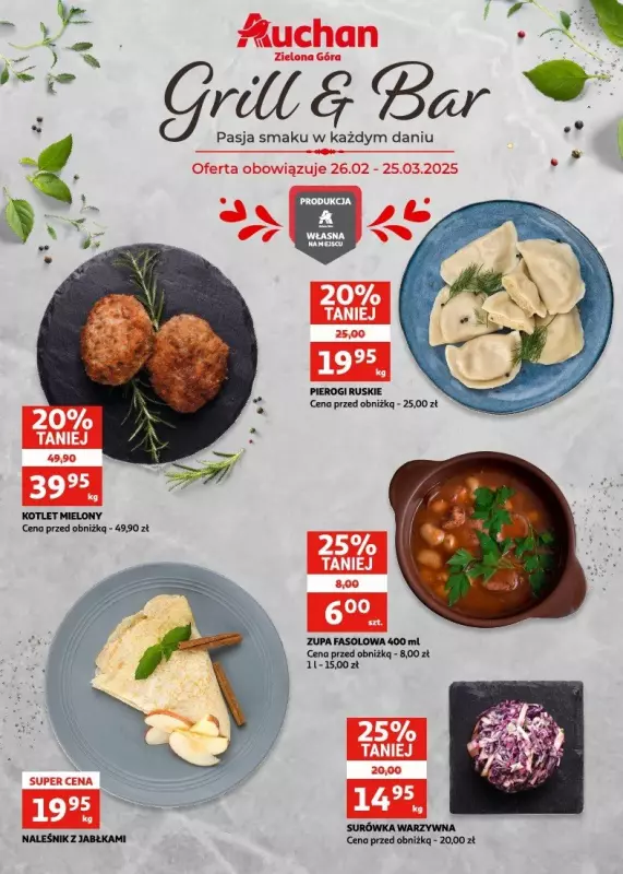 Auchan - gazetka promocyjna Gazetka Zielona Góra | Garmażerka od środy 26.02 do wtorku 25.03 - strona 2