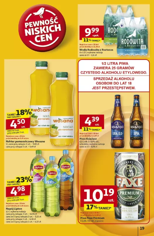 Auchan - gazetka promocyjna Gazetka Pewność Niskich Cen Hipermarket  do środy 05.03 - strona 21