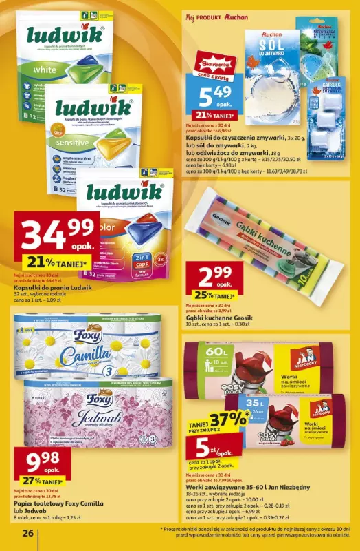 Auchan - gazetka promocyjna Gazetka Pewność Niskich Cen Hipermarket  do środy 05.03 - strona 28