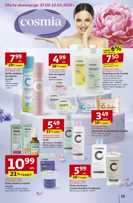 Auchan - gazetka promocyjna Gazetka Pewność Niskich Cen Hipermarket  do środy 05.03 - strona 63