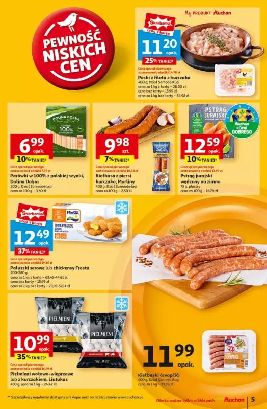 Auchan - gazetka promocyjna Gazetka Pewność Niskich Cen Moje Auchan  do środy 05.03 - strona 7