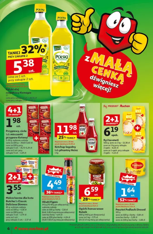 Auchan - gazetka promocyjna Gazetka Pewność Niskich Cen Moje Auchan od czwartku 06.03 do środy 12.03 - strona 8