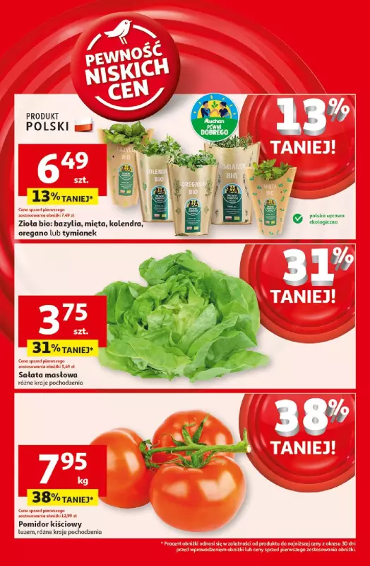 Auchan - gazetka promocyjna Gazetka Pewność Niskich Cen Supermarket Auchan od czwartku 06.03 do środy 12.03 - strona 4