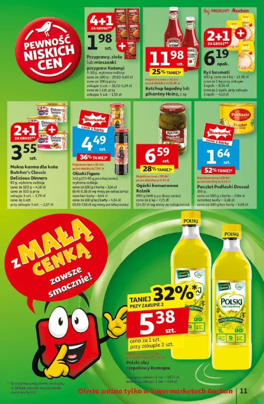 Auchan - gazetka promocyjna Gazetka Pewność Niskich Cen Supermarket Auchan od czwartku 06.03 do środy 12.03 - strona 13