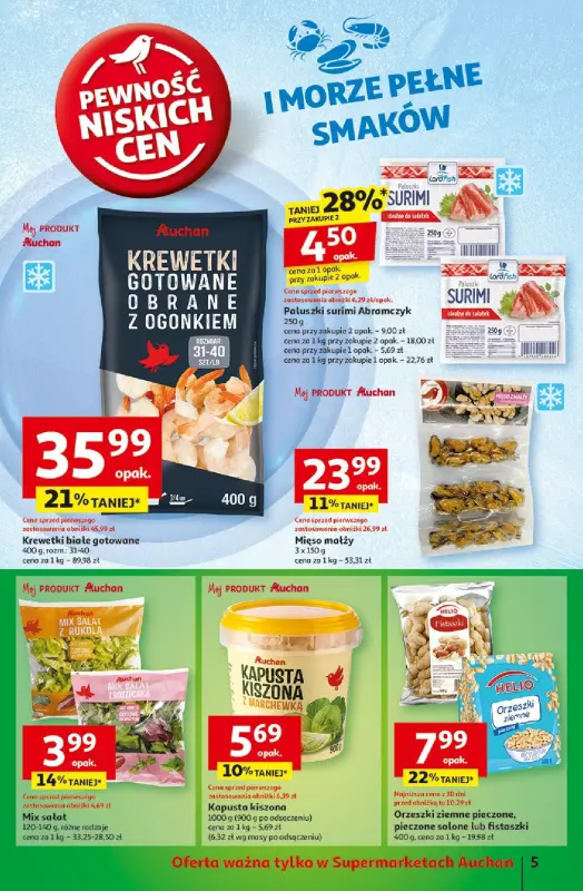 Auchan - gazetka promocyjna Gazetka Pewność Niskich Cen Supermarket Auchan od czwartku 06.03 do środy 12.03 - strona 7