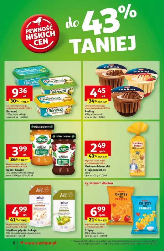 Auchan - gazetka promocyjna Gazetka Pewność Niskich Cen Supermarket Auchan od czwartku 06.03 do środy 12.03 - strona 8