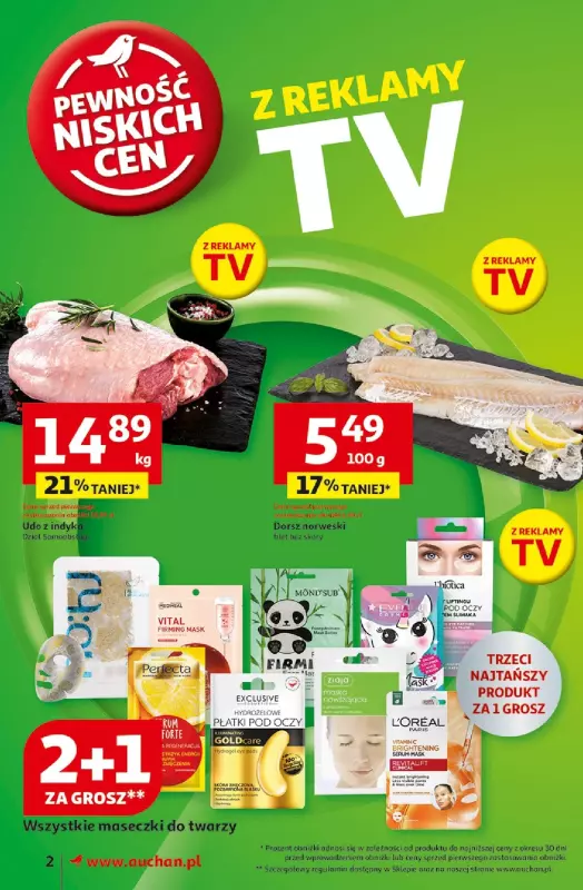 Auchan - gazetka promocyjna Gazetka Pewność Niskich Cen Supermarket Auchan od czwartku 06.03 do środy 12.03 - strona 2