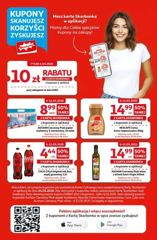 Auchan - gazetka promocyjna Gazetka Pewność Niskich Cen Hipermarket od czwartku 06.03 do środy 12.03 - strona 5